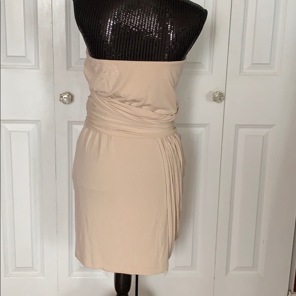 🎉HOST PICK🎉 Boston Proper Strapless Draped Front Mini Dress - Picture 2 of 4